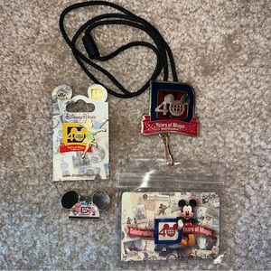 Disney 40 Year Anniversary Collectible Bundle
